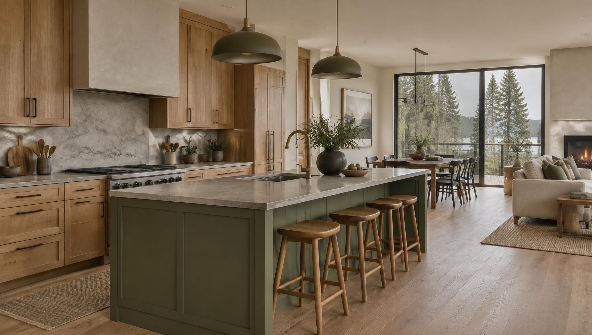 Representative remodeled kitchen, not a Bernas project